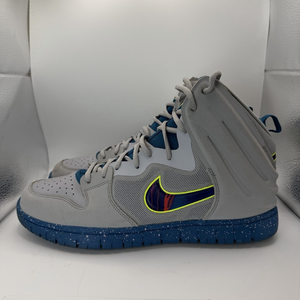 Nike Dunk Free Men's Shoe Wolf Grey/Green Style: 599466 008 Size: 11